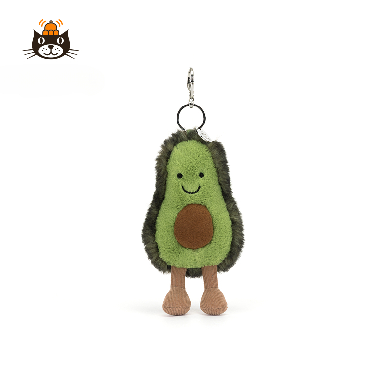 英国2025新品趣味牛油果毛绒玩具包包挂饰玩偶礼物公仔