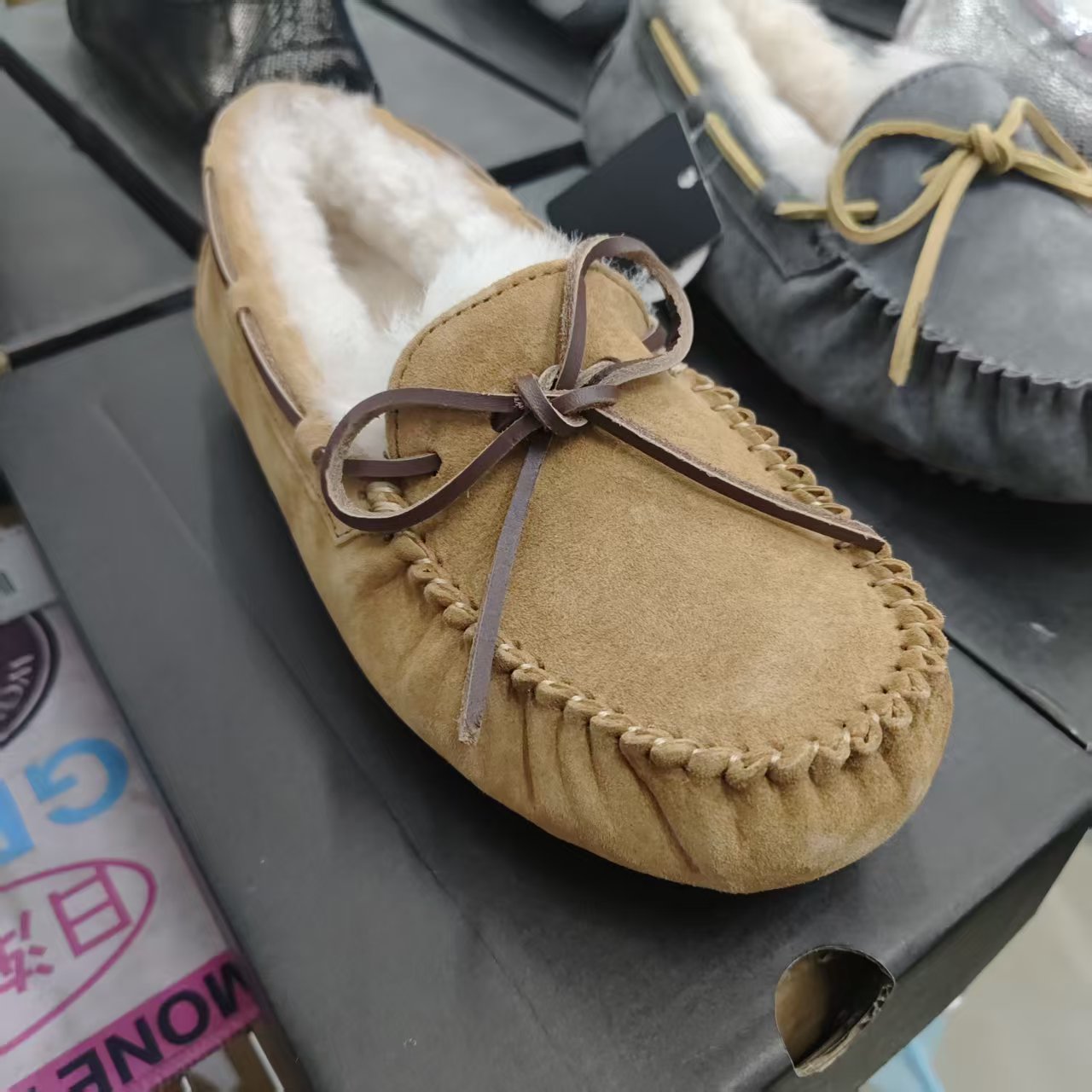 YP-720-时尚平跟乐福鞋女士短筒时尚雪地靴棉鞋冬季