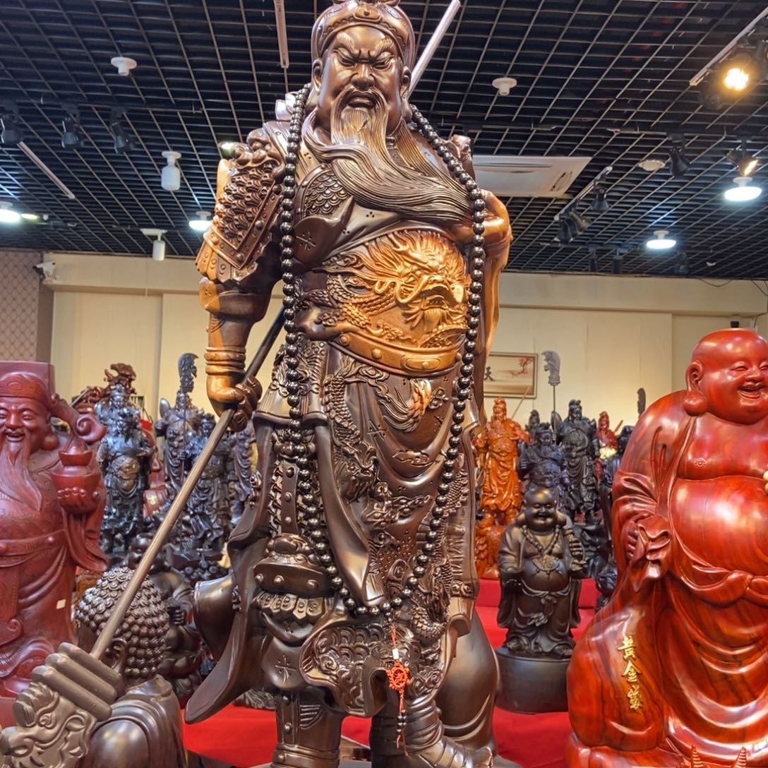 仁***。风车木（黑檀木）黑檀木1.2关二爷