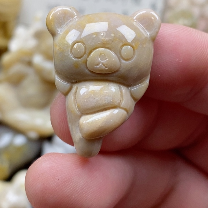 颈饰未镶嵌硅化珊瑚（珊瑚玉）小