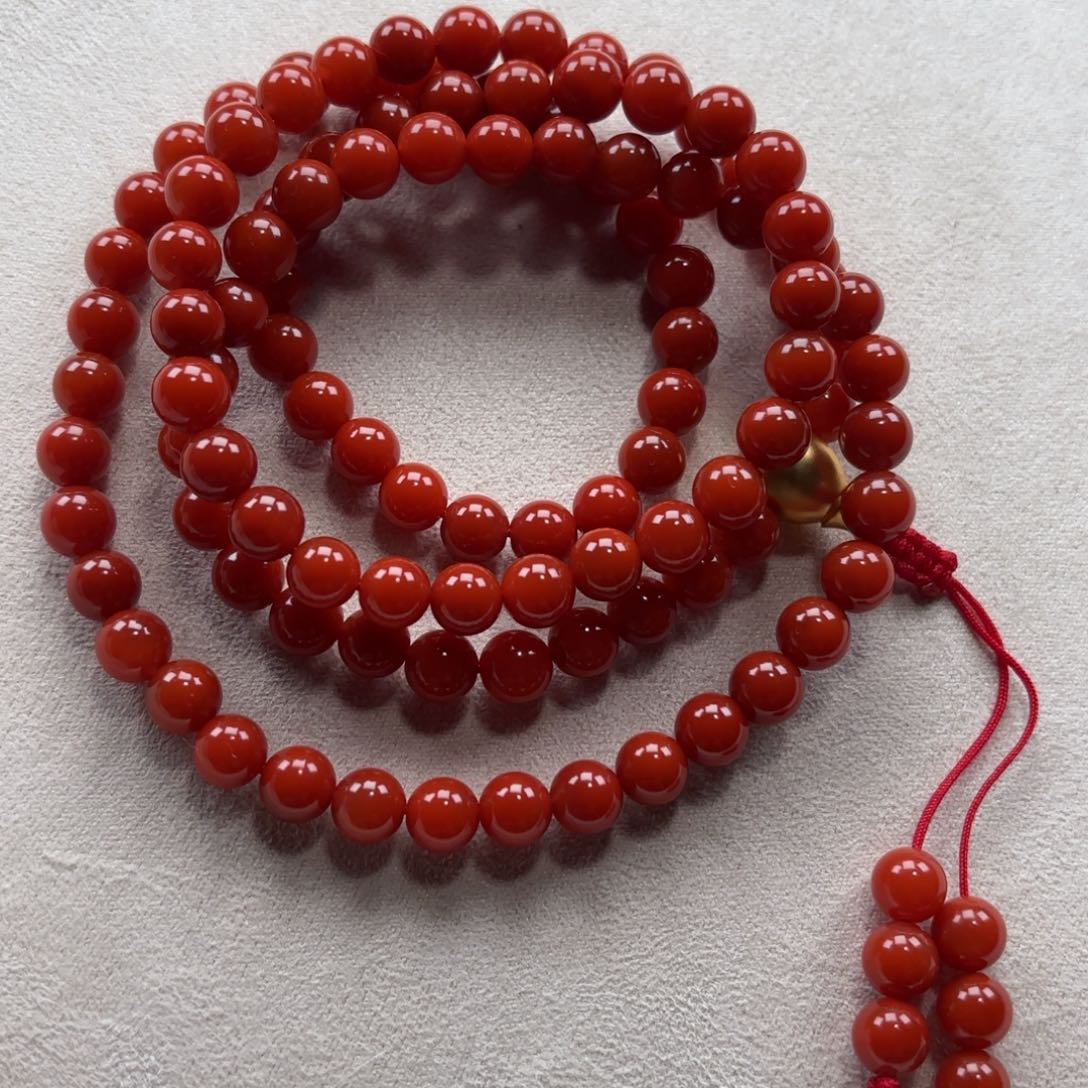 南红玛瑙多圈未镶嵌焱*