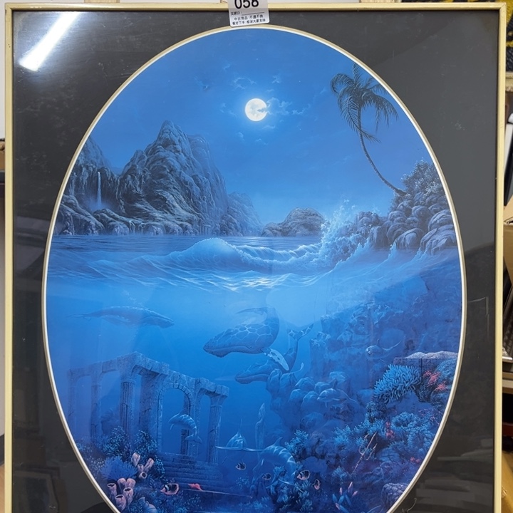 勞***斯版画中古商品058哈哈哈