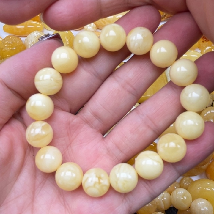 裸石蜜蜡未镶嵌蜜蜡手串重14.8