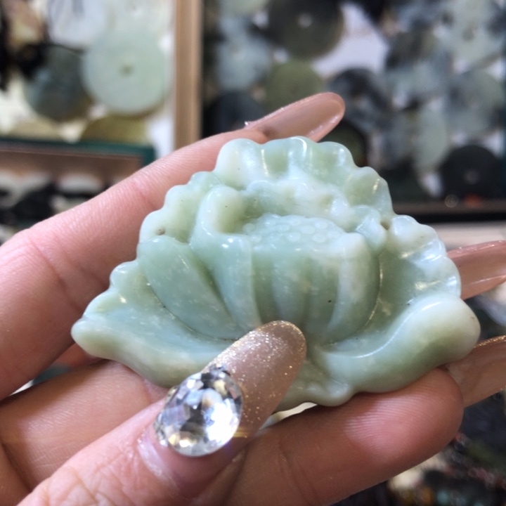 岫玉岫玉挂件未镶嵌