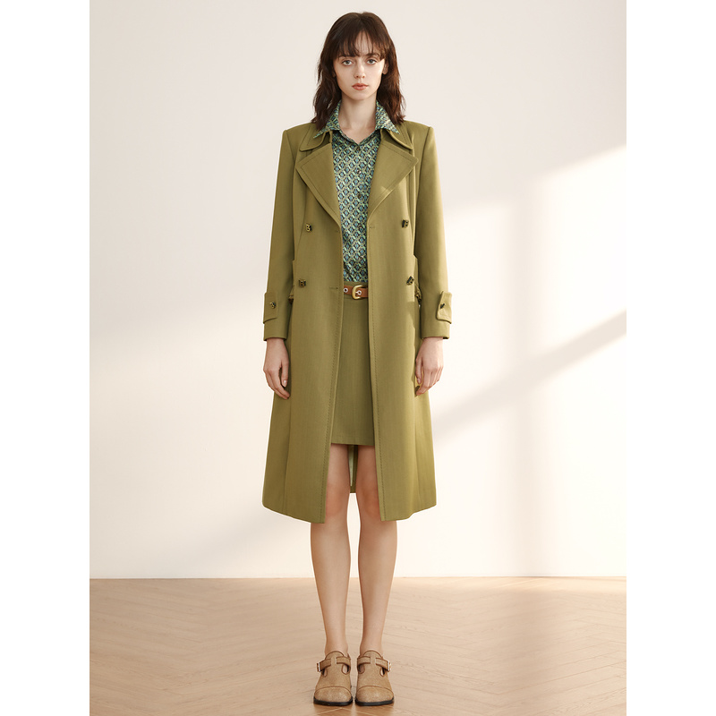 【小花】D63中长风衣5V1W64016