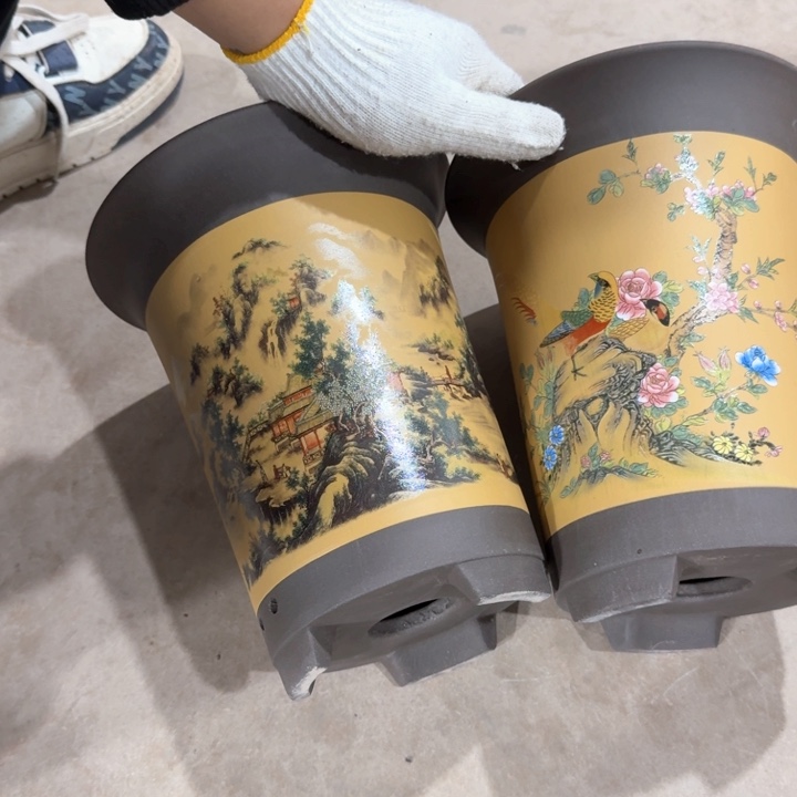 紫砂紫砂花盆口径21/26