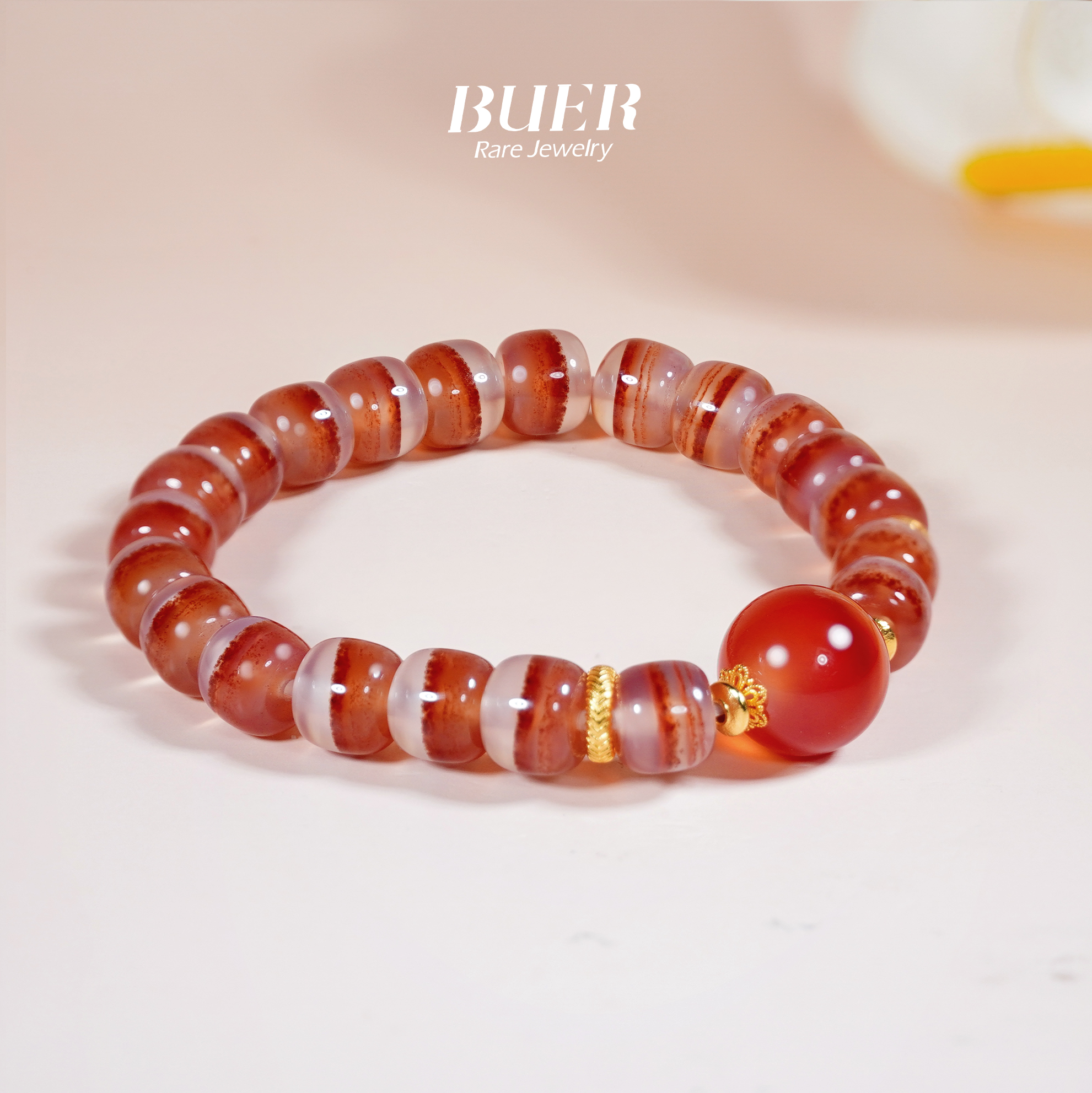 【不二】 一线珠珠18k金DIY手串9mm+ (多样性发)