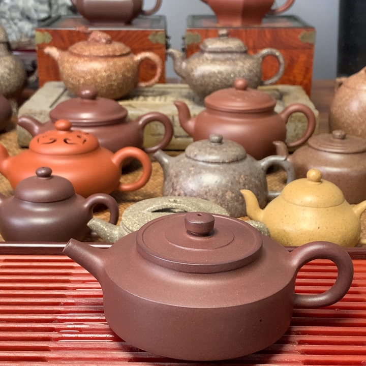 茶壶紫砂底槽清周盘