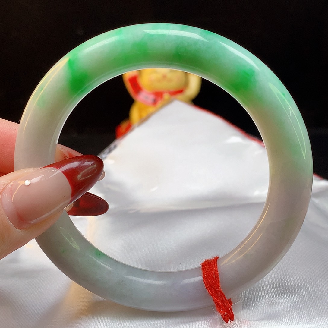 翡翠手镯未镶嵌天然翡翠1206