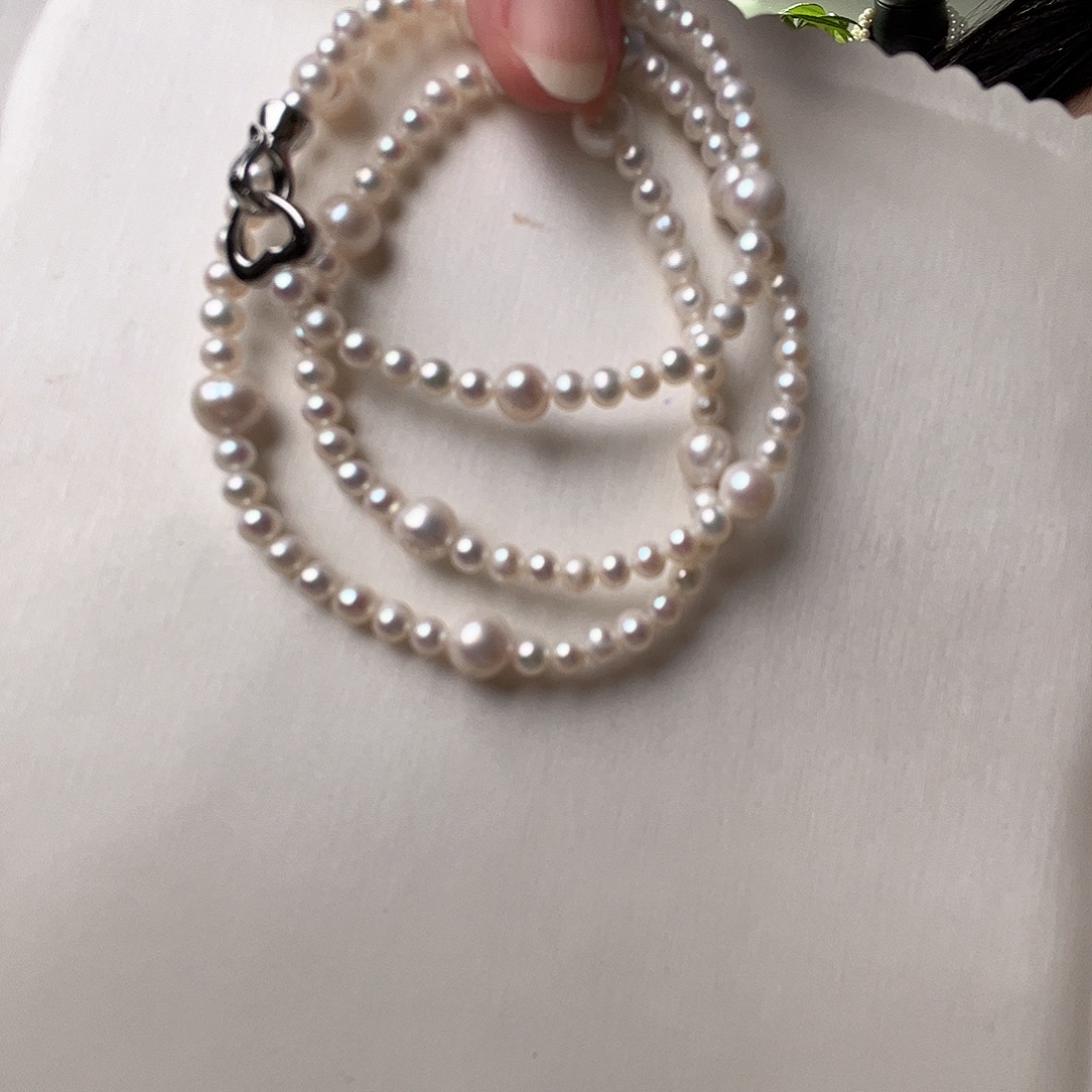 雨***虹淡水珍珠未镶嵌颈饰