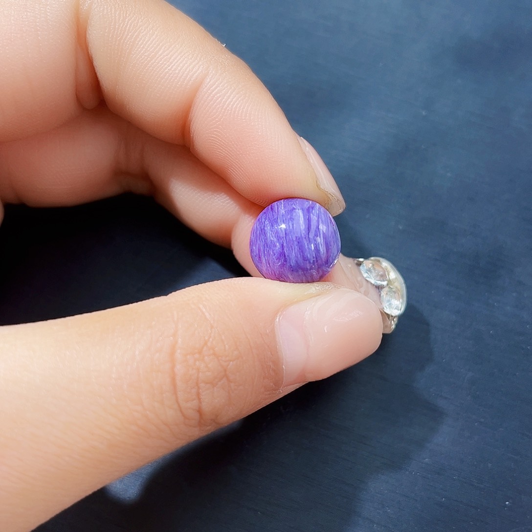 查罗石（紫龙晶）裸石定制未镶嵌天然