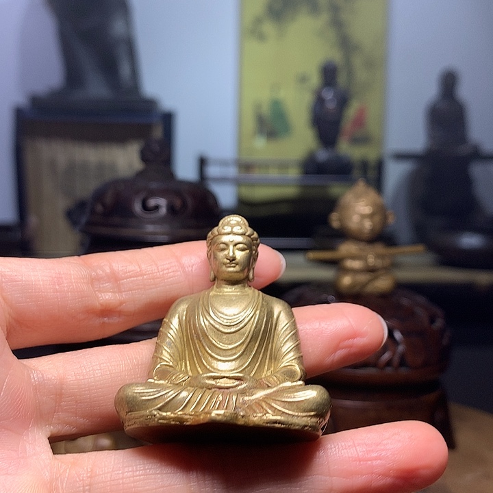 程***福铜茶宠 摆件 小佛