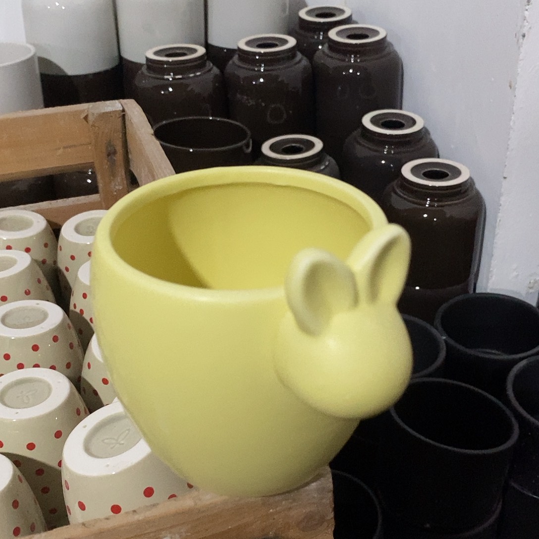 杯子陶陶盆有孔 瑕疵介意勿拍