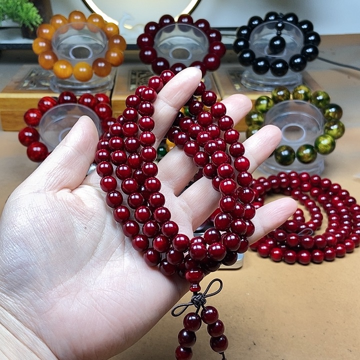 【闪购商品】贝壳杉（血龙木）手串/手链联***厂0.8x108