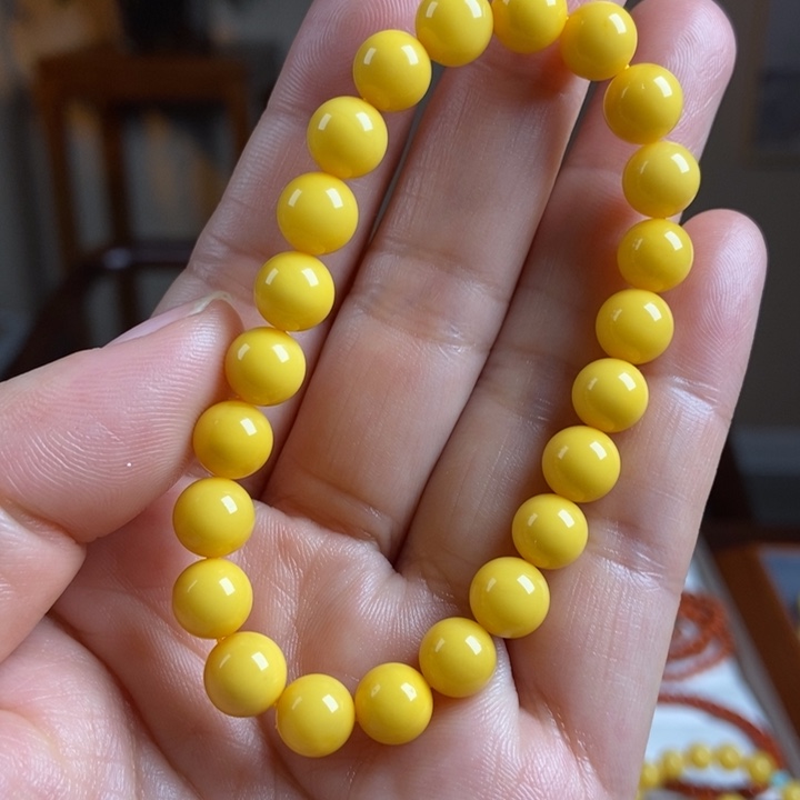 琥珀手链未镶嵌蜜蜡手串8