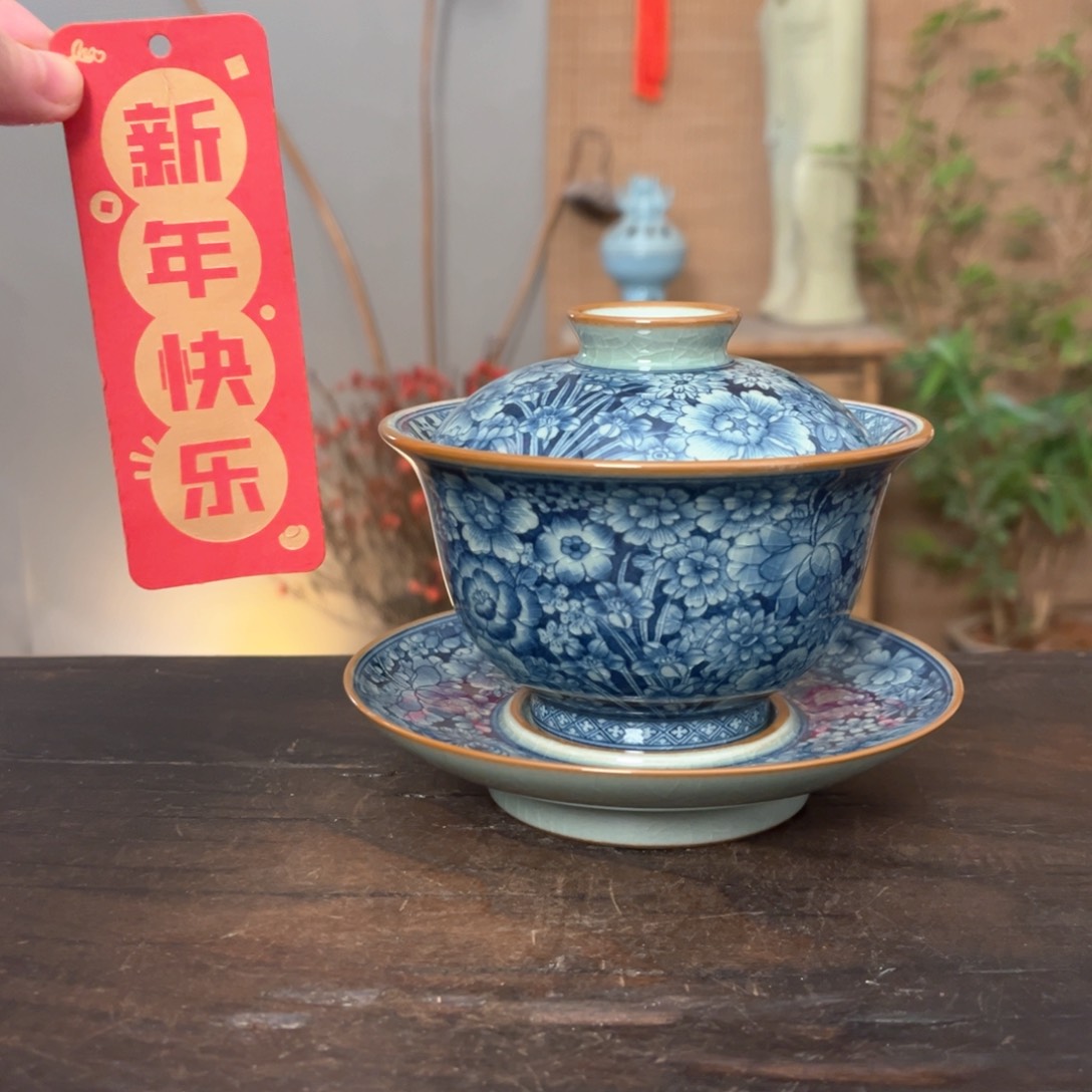 杯景德镇陶瓷柴烧手工