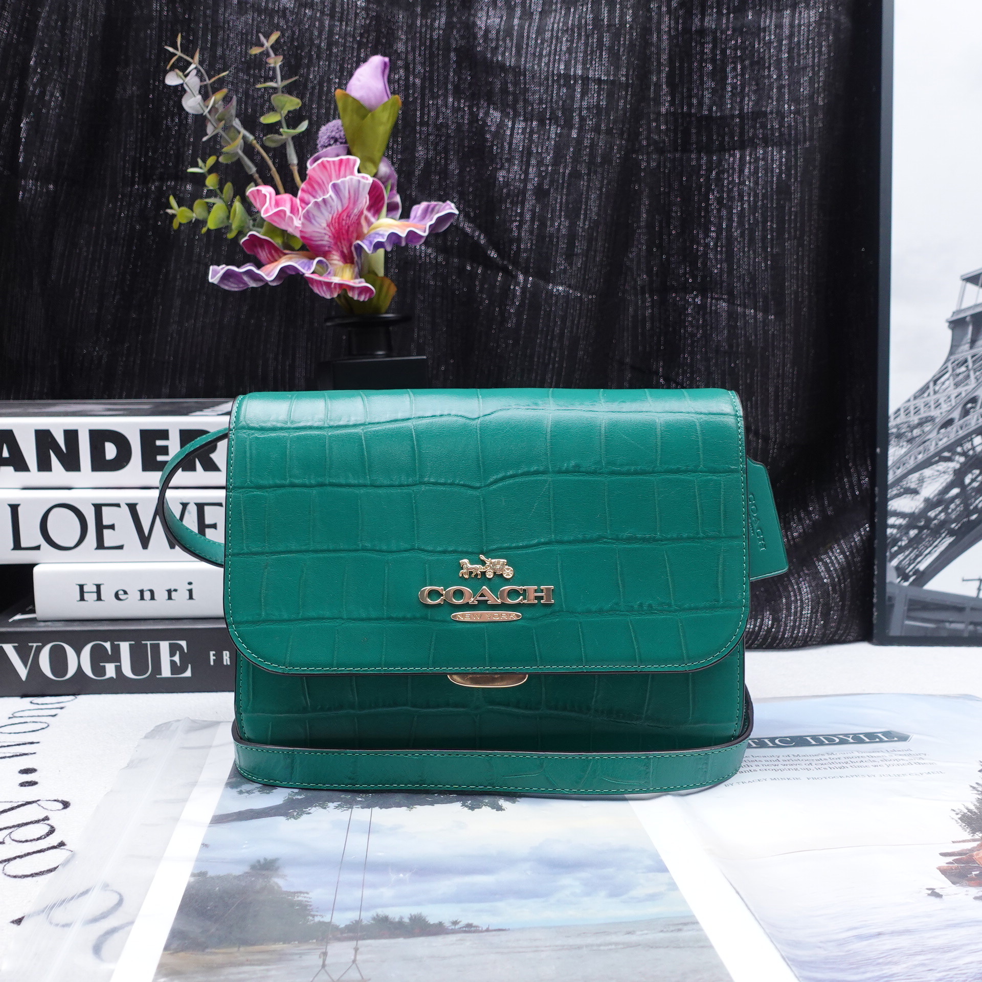 95新 COACH/蔻驰 单肩包/T10205145