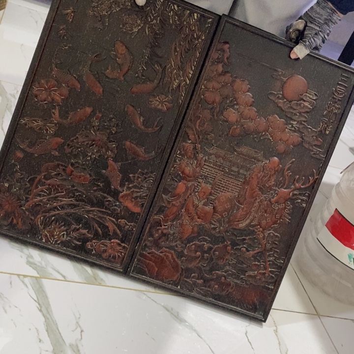 小***鱼端景台紫檀木类木