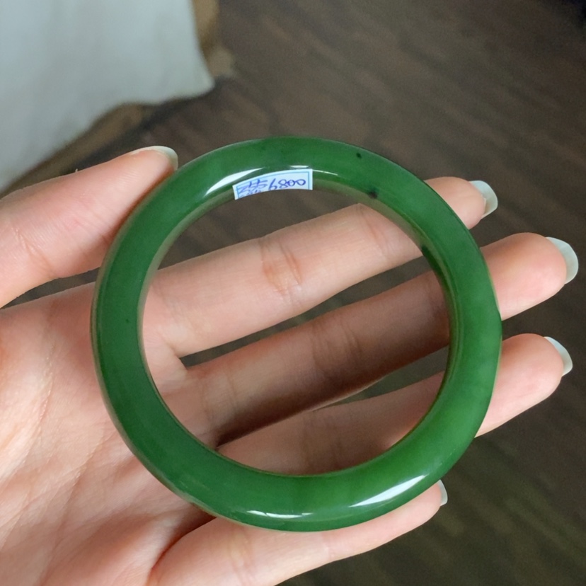 【闪购商品】未镶嵌手镯和田玉（碧玉）