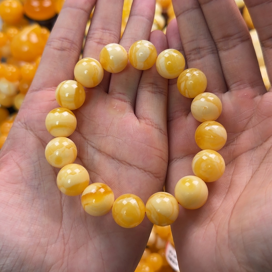 琥珀未镶嵌珠宝奇石15mm同料