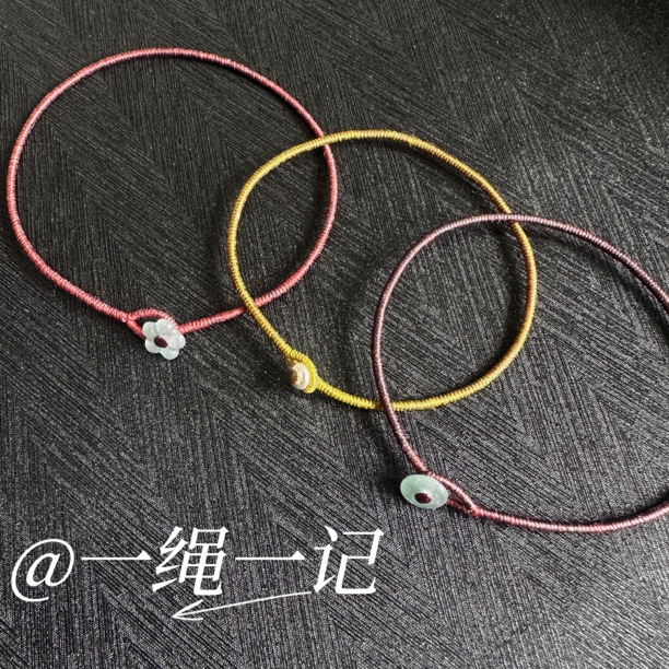 纯手工编织蜡线金刚结小众设计男女款本命年红绳
