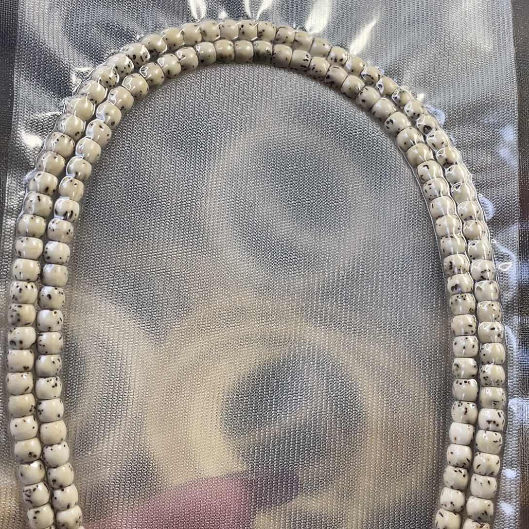 吊坠星月菩提原生态骨瓷白星点货尺寸5