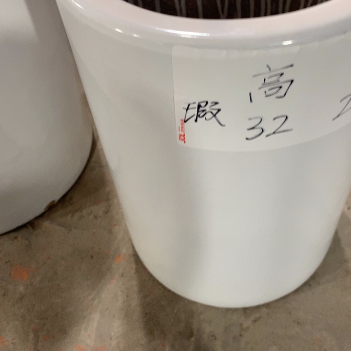 微瑕高温陶瓷花盆