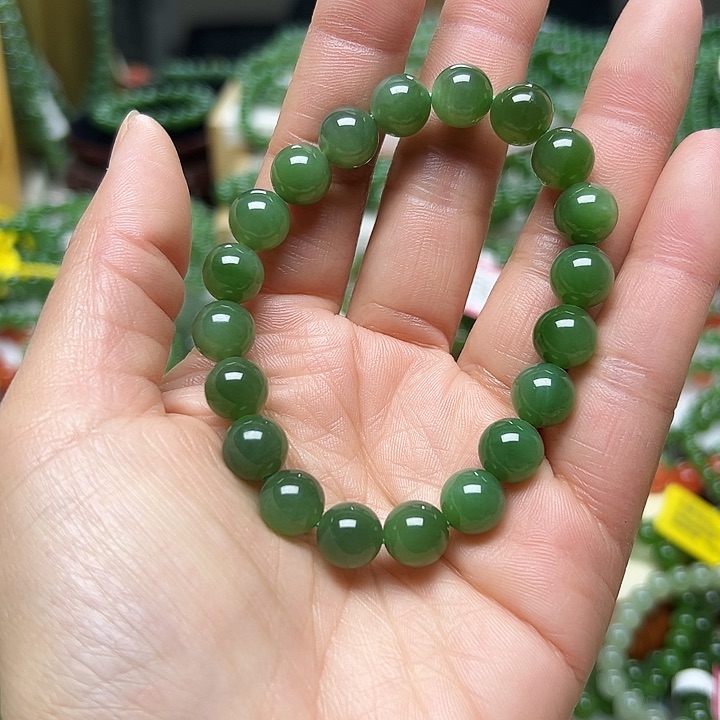 和田玉（碧玉）手串未镶嵌