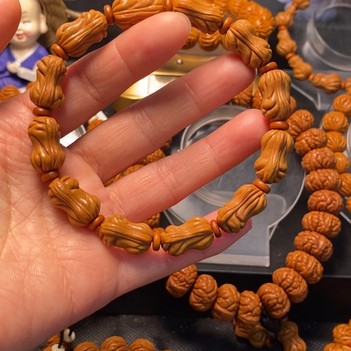 桃核手串花生手串12