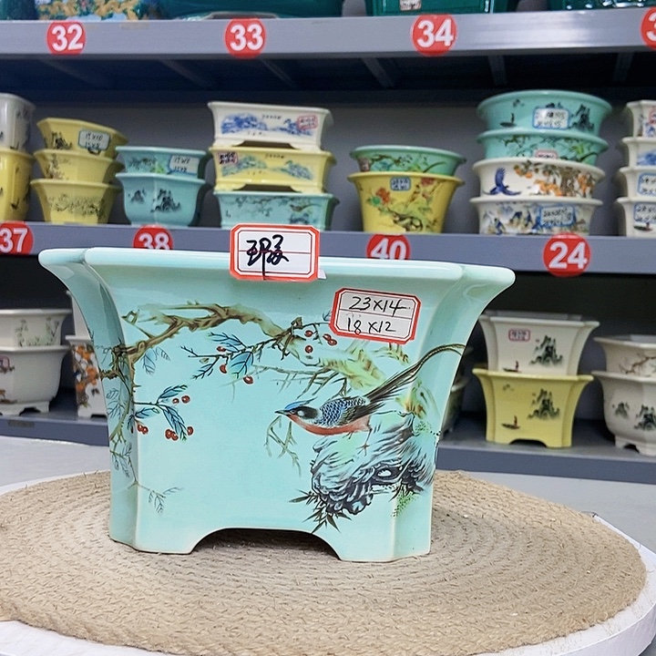 紫砂花瓶紫砂花盆