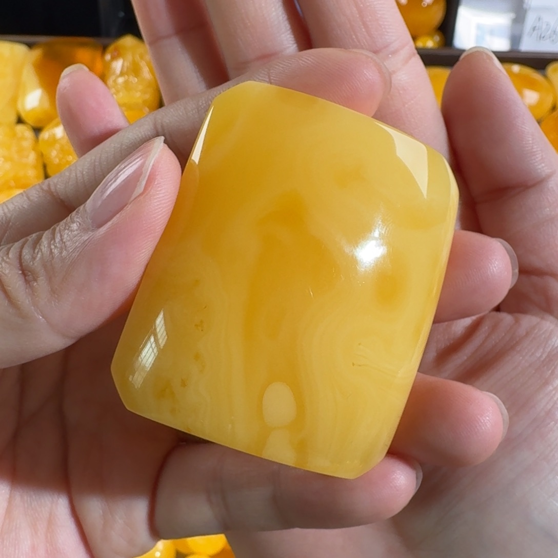 蜜蜡毛衣链未镶嵌长****家