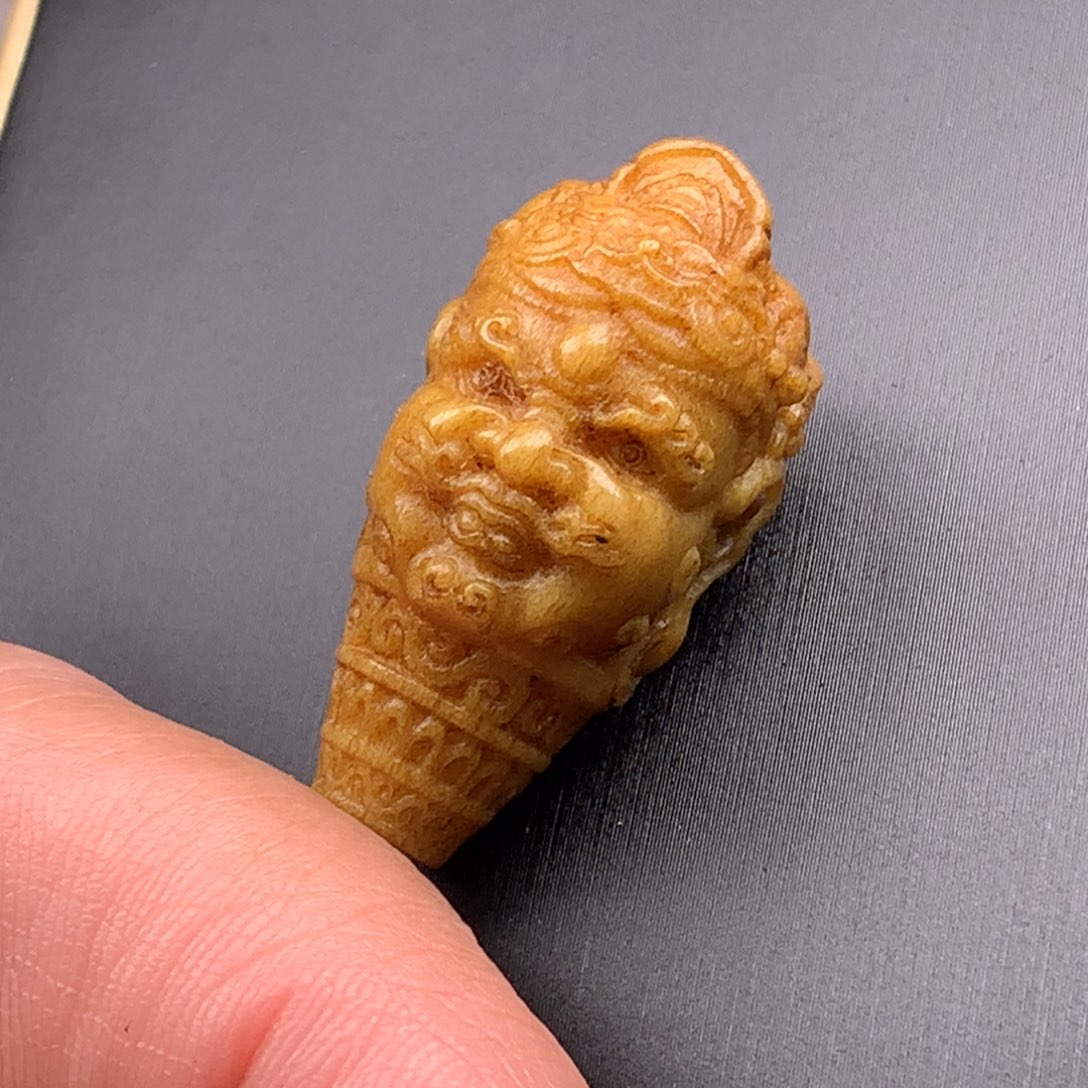 鹿骨其他15 鹿角黄财神三通