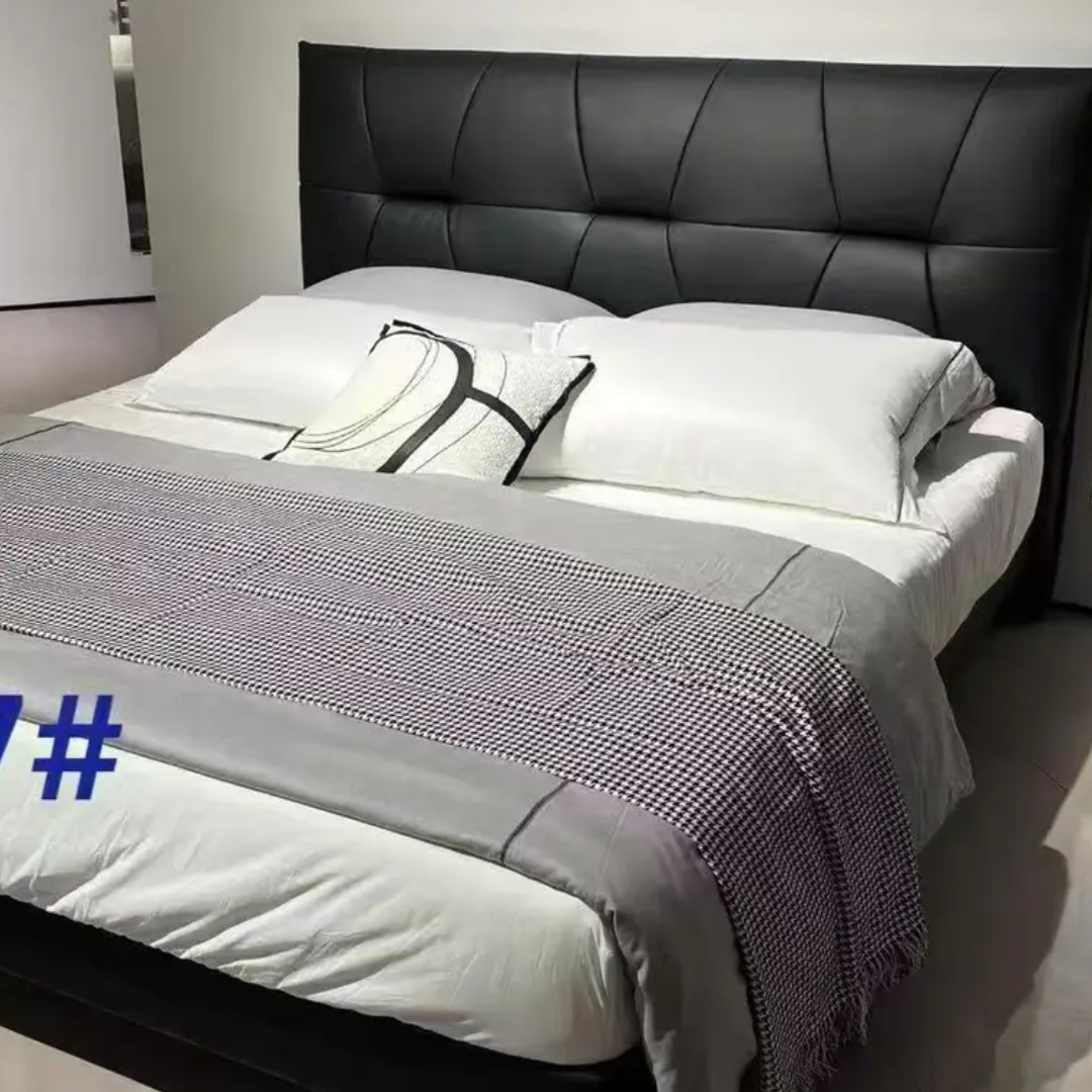 高端真皮软床轻奢简约主卧