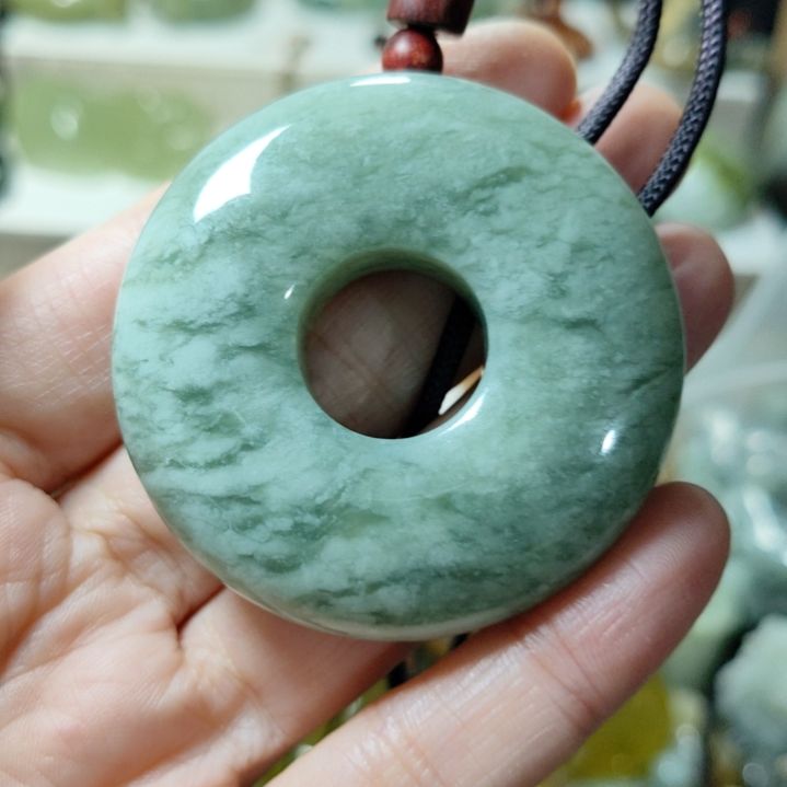 岫玉平安扣未镶嵌