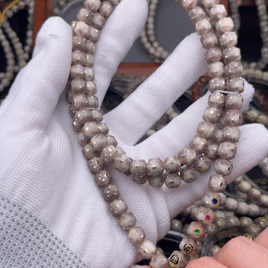 清***影星月菩提手串星月