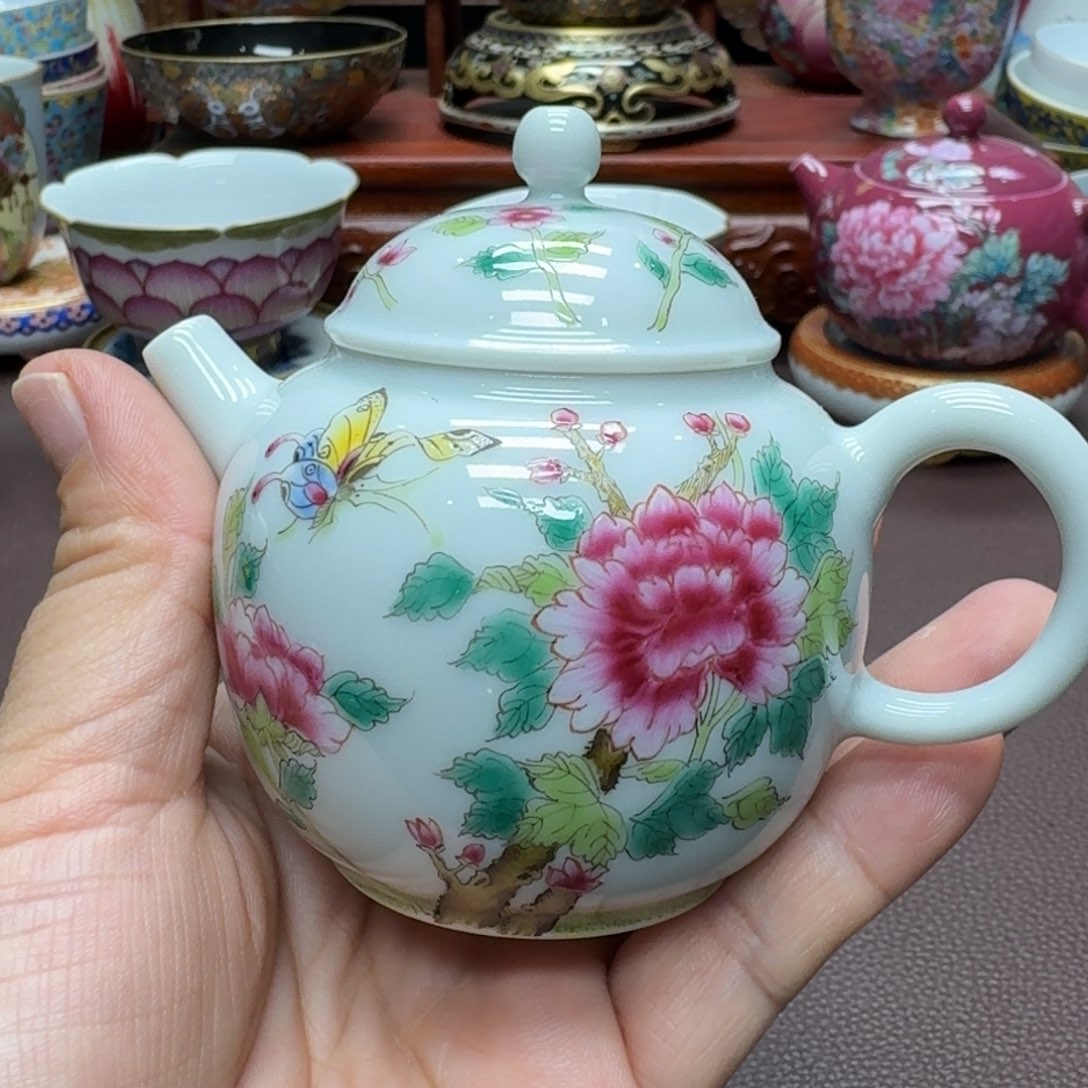 瓷片景德镇仿古手工制作精品展示