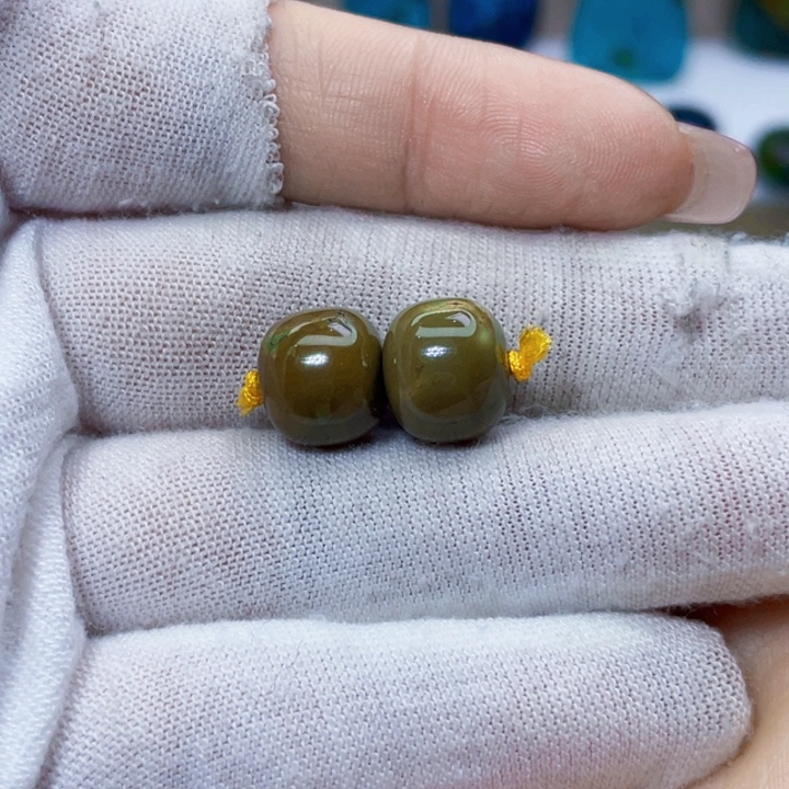 涛***声绿松石未镶嵌饰品