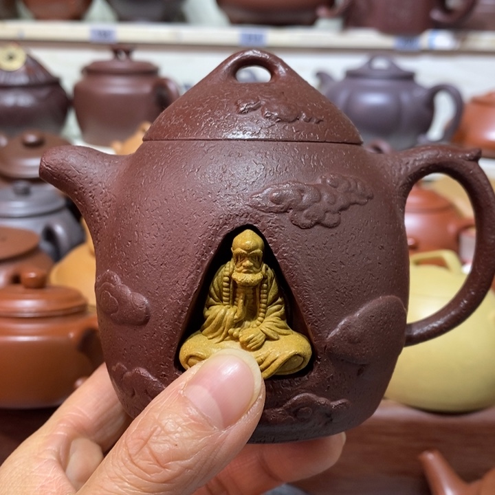 紫砂茶壶微瑕处理