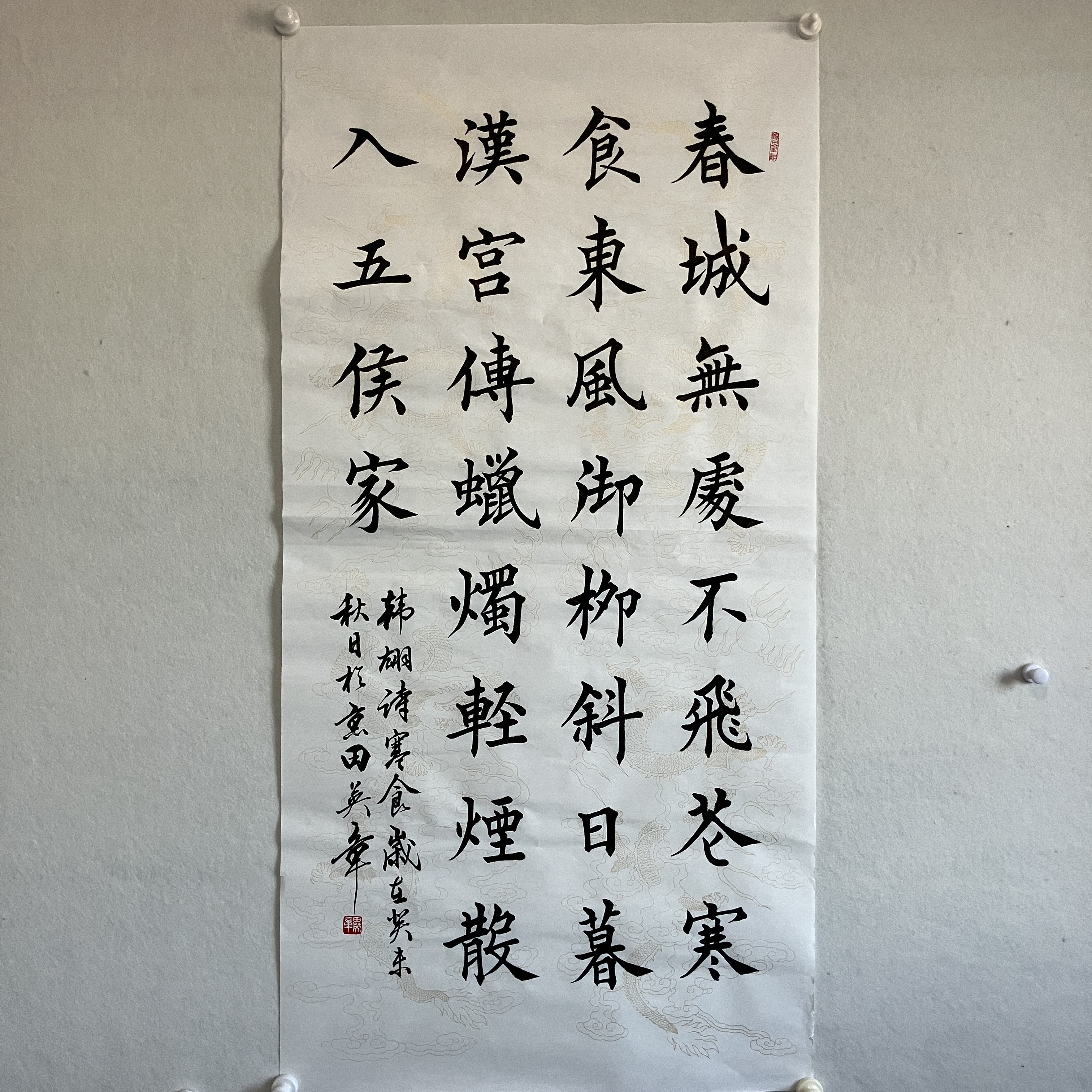 5259  书法纸本水墨画心68×136