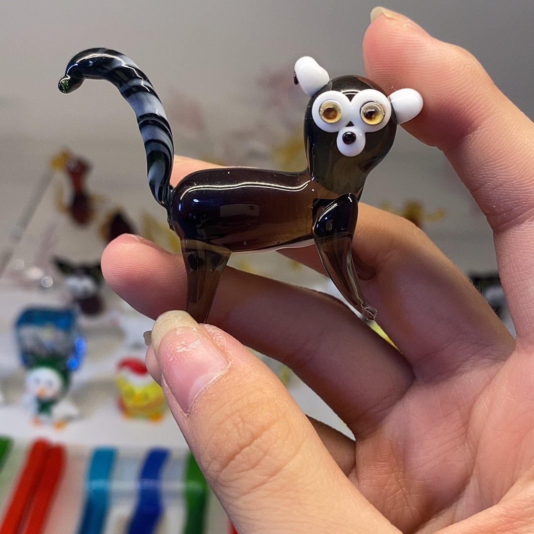 手工艺品琉璃猴子