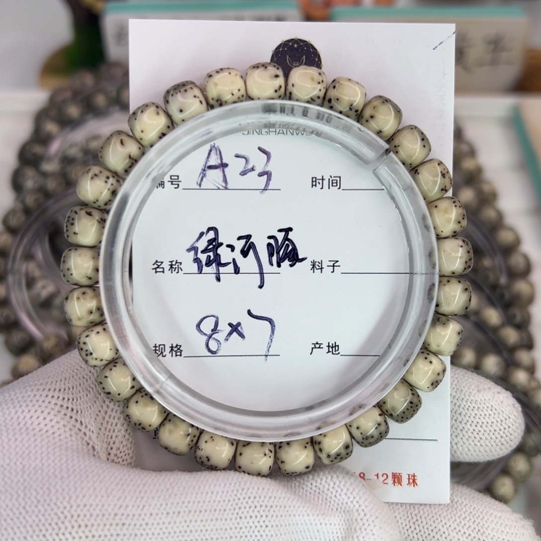 鱼****星月菩提吊坠绿河豚