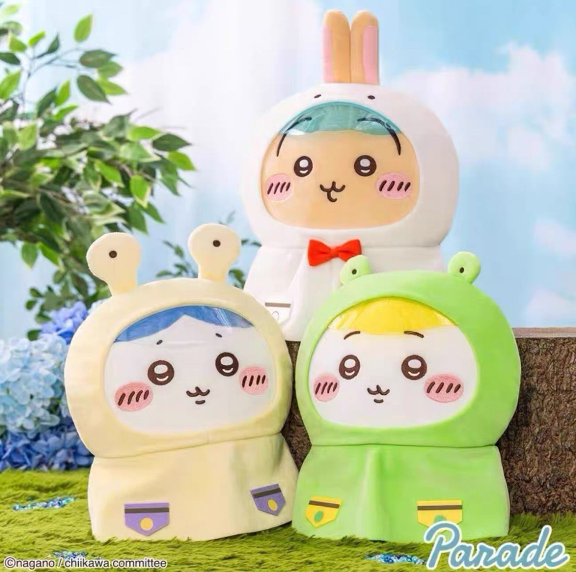 【日版正品】chiikawa雨衣系列毛绒玩偶