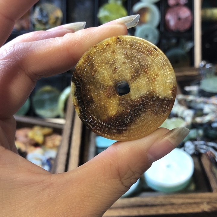 岫玉未镶嵌岫玉挂件