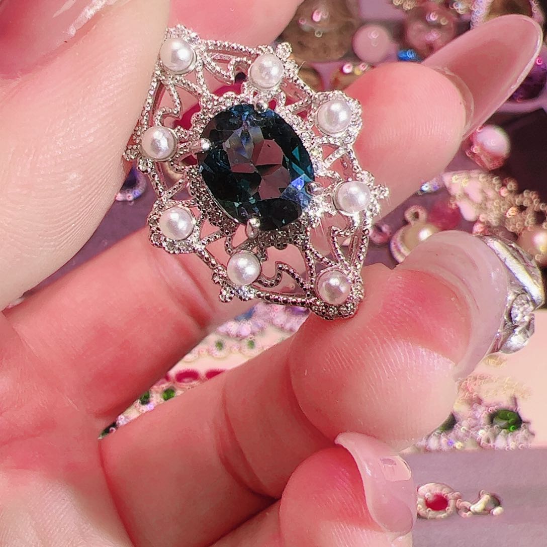 托帕石吊坠银S925镶嵌