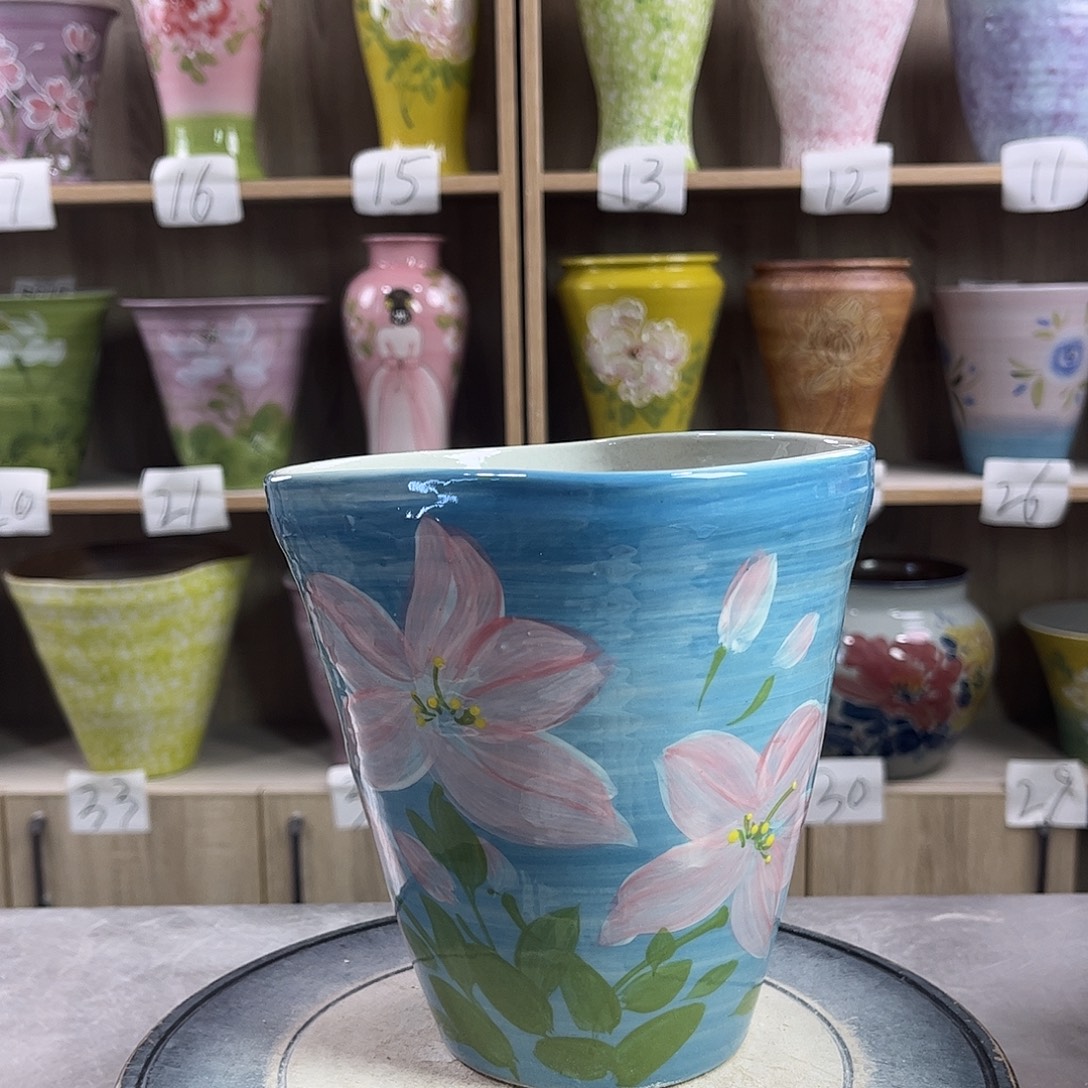 景德镇陶瓷花盆花盆