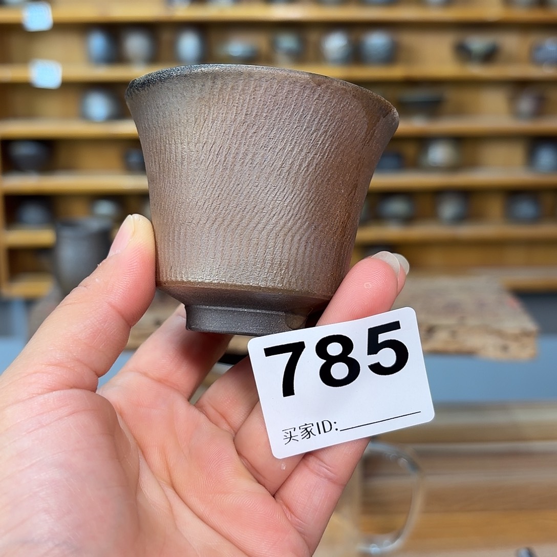 坭兴陶柴烧全手工原矿泥料杯