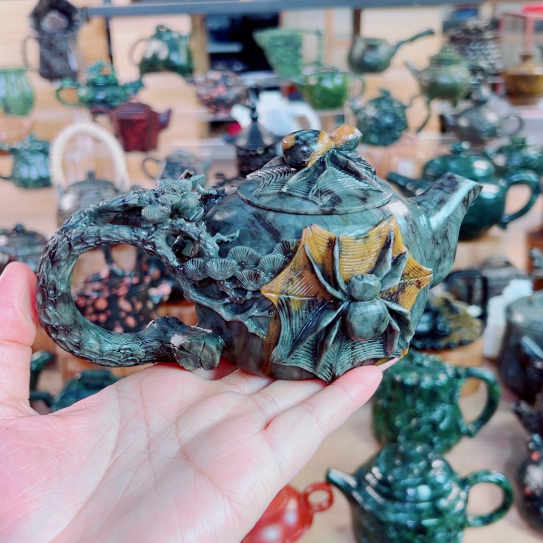 山***南天然石材手工雕刻