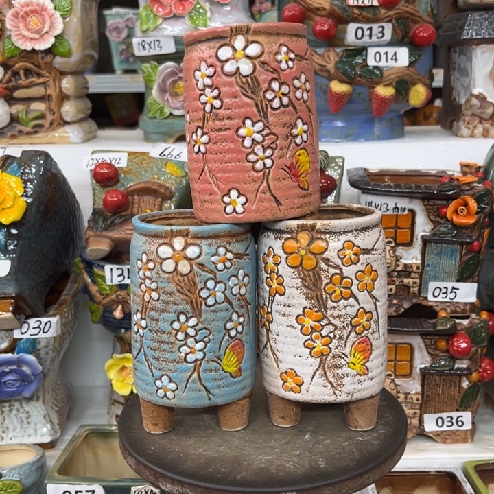 紫砂花盆粗陶材质多肉花盆