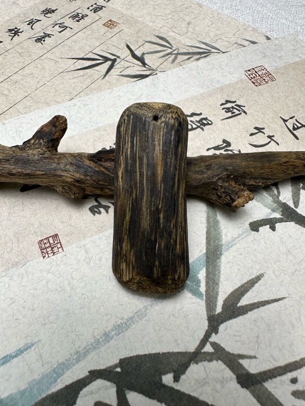 【小胖沉香】奇楠沉香无事牌