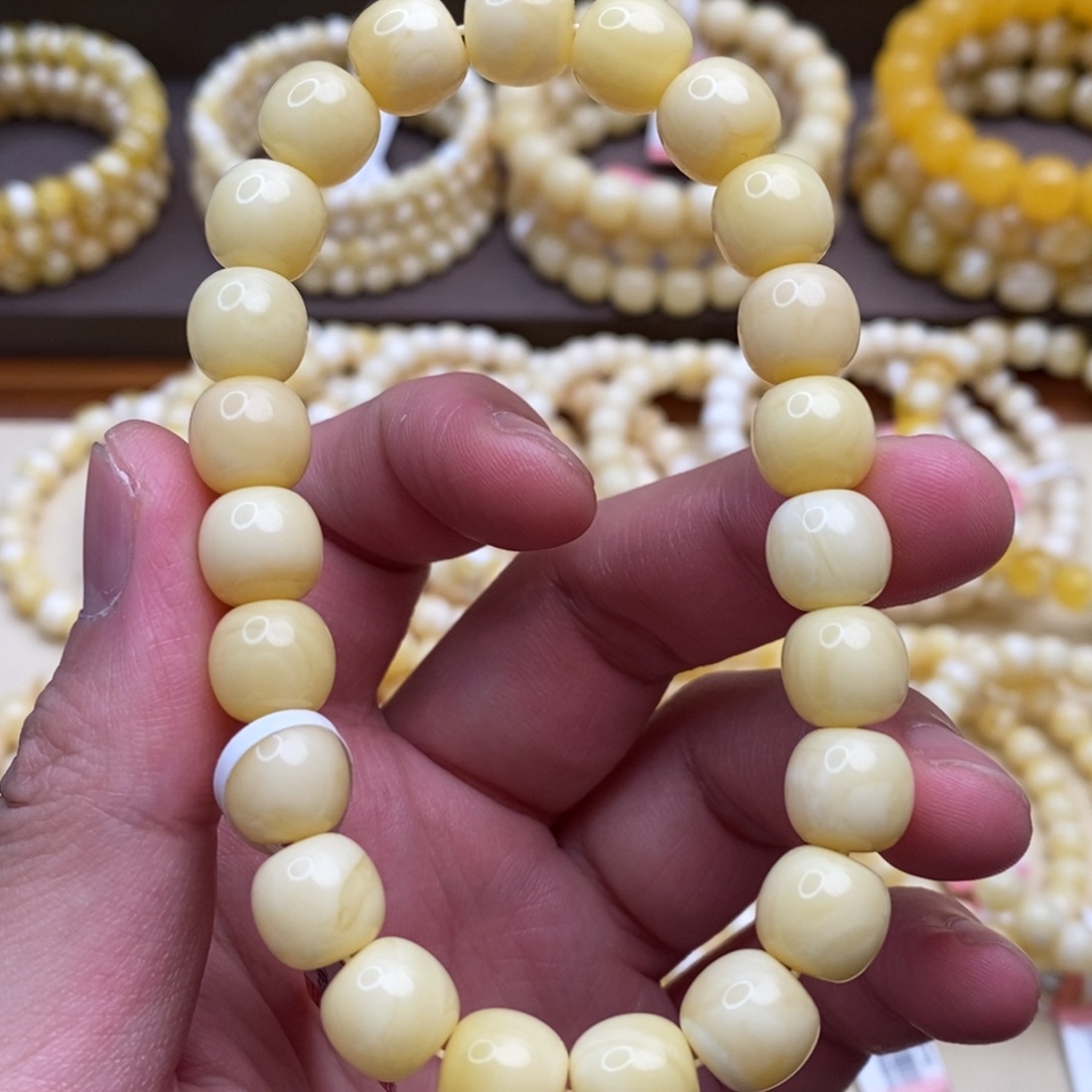 琥珀未镶嵌珠宝奇石10mm
